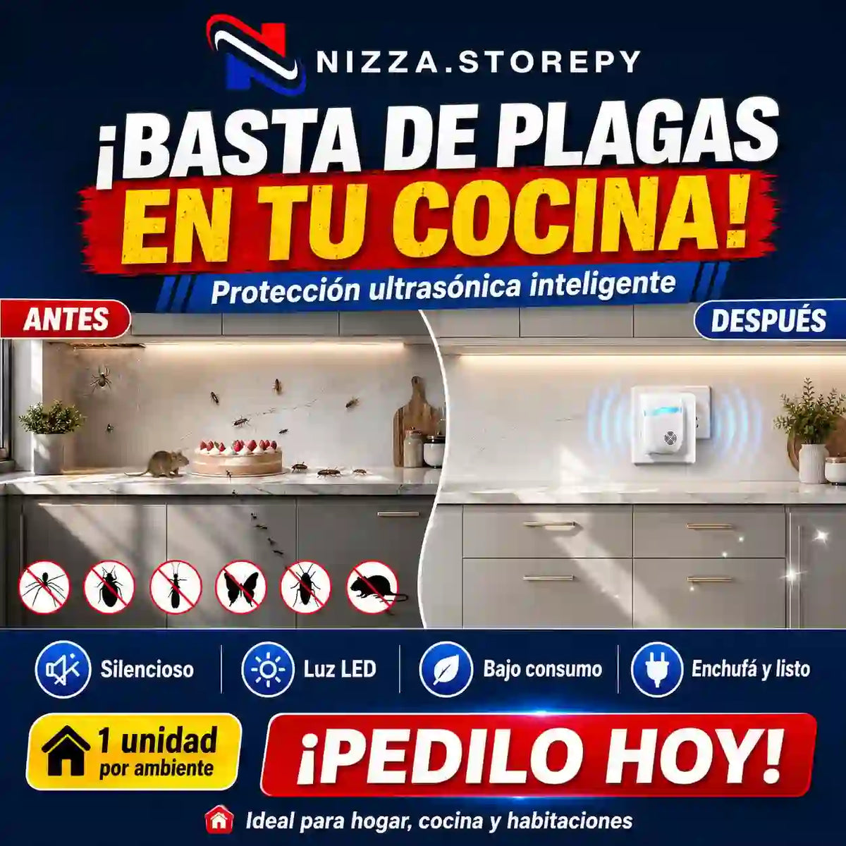 REPELENTE ULTRASÓNICO INTELIGENTE!-