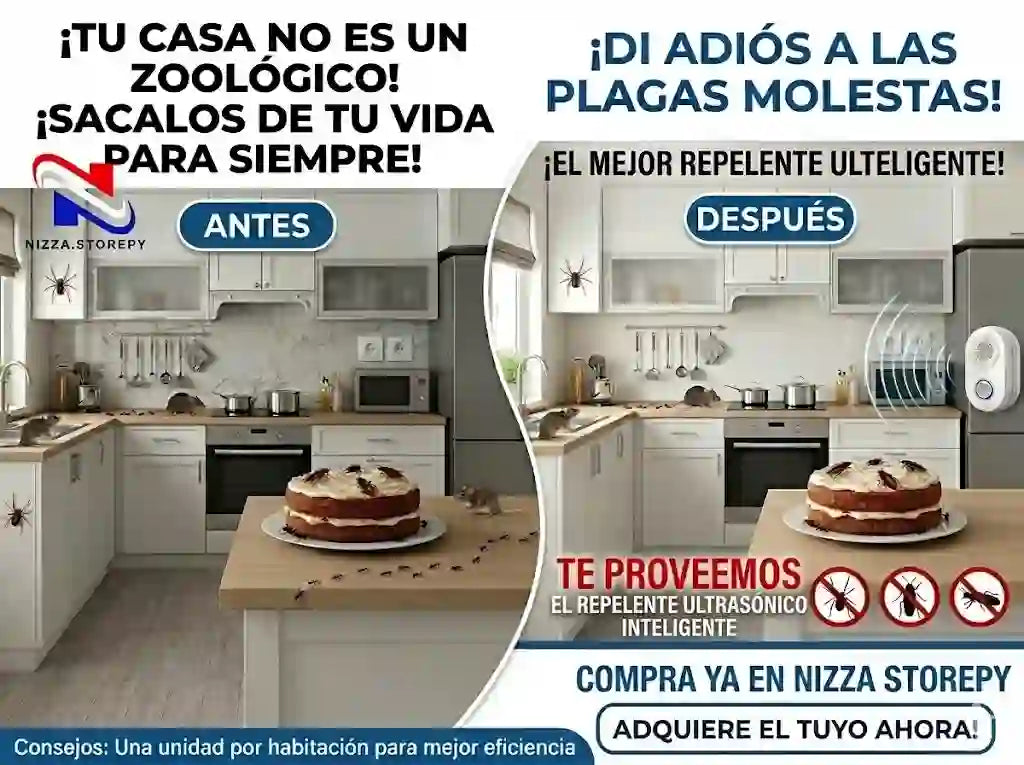 REPELENTE ULTRASÓNICO INTELIGENTE!-