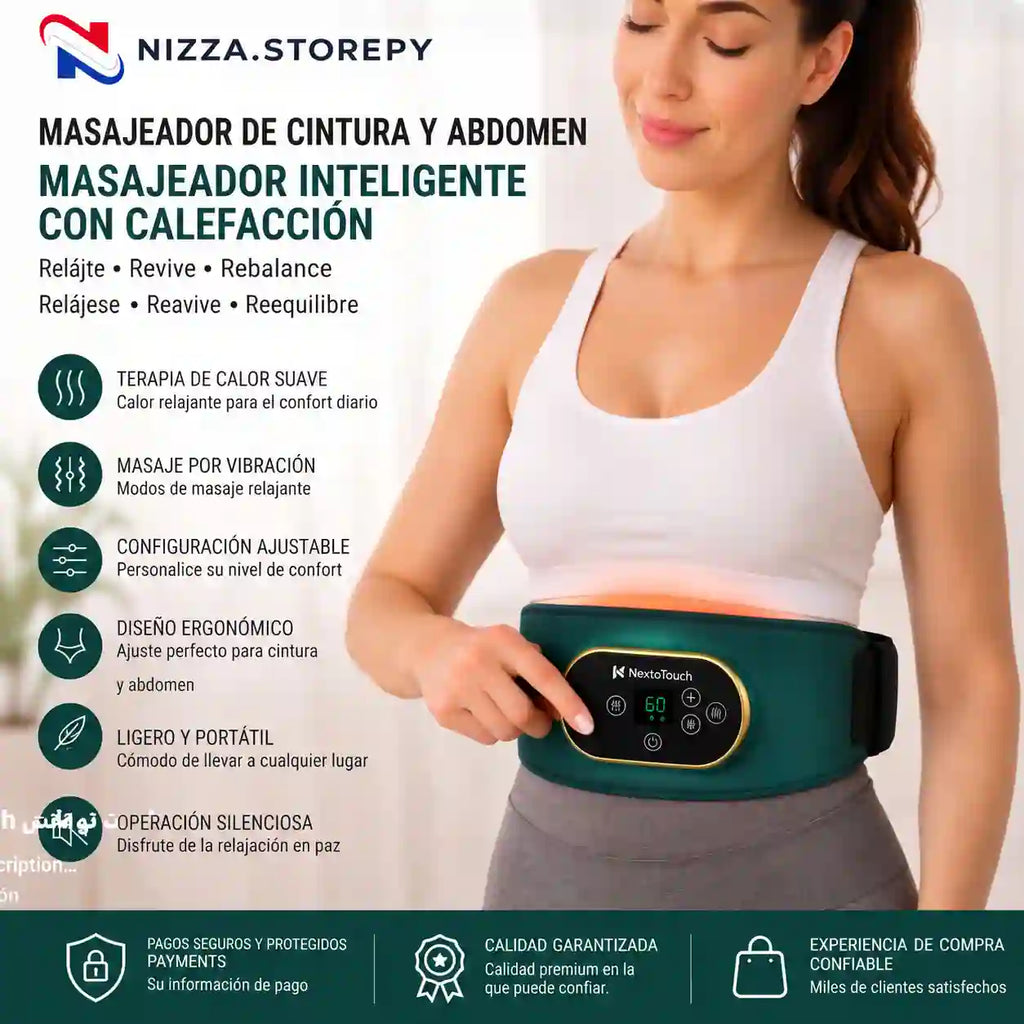 Masajeador de cintura y abdomen multifuncional
